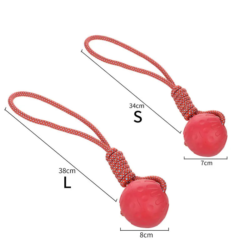 HOOPET Bite-Resistant Rubber Dog Ball